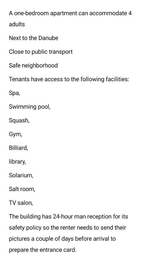 Apartment Luxury Dunapest With Spa And Pool *